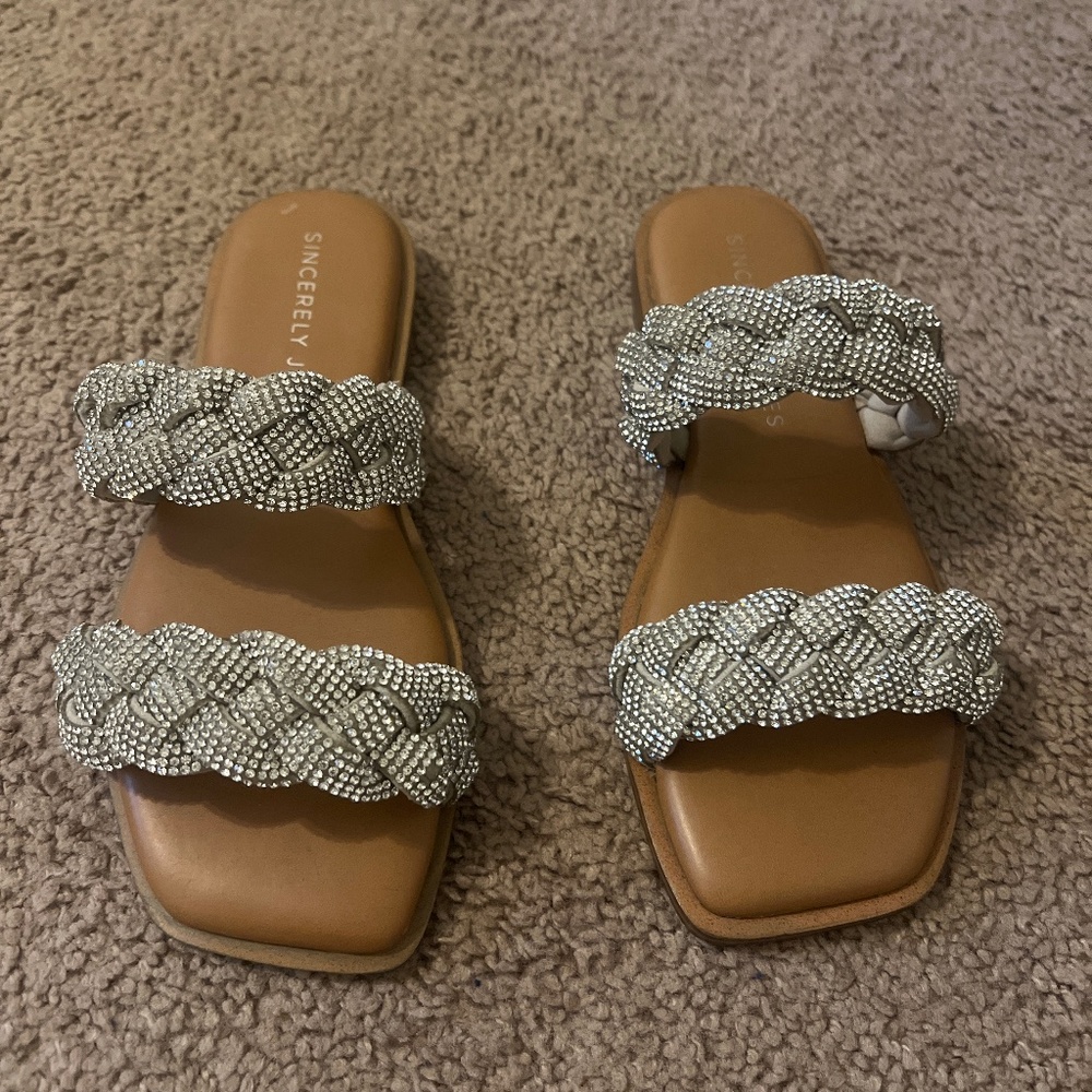 Rhinestone sandals